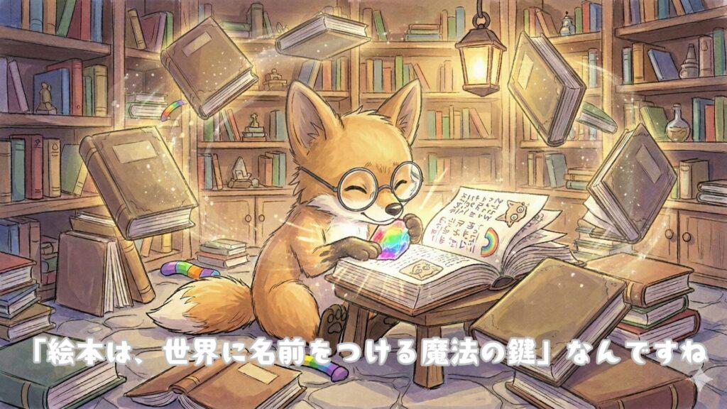 「絵本は、世界に名前をつける魔法の鍵」なんですね