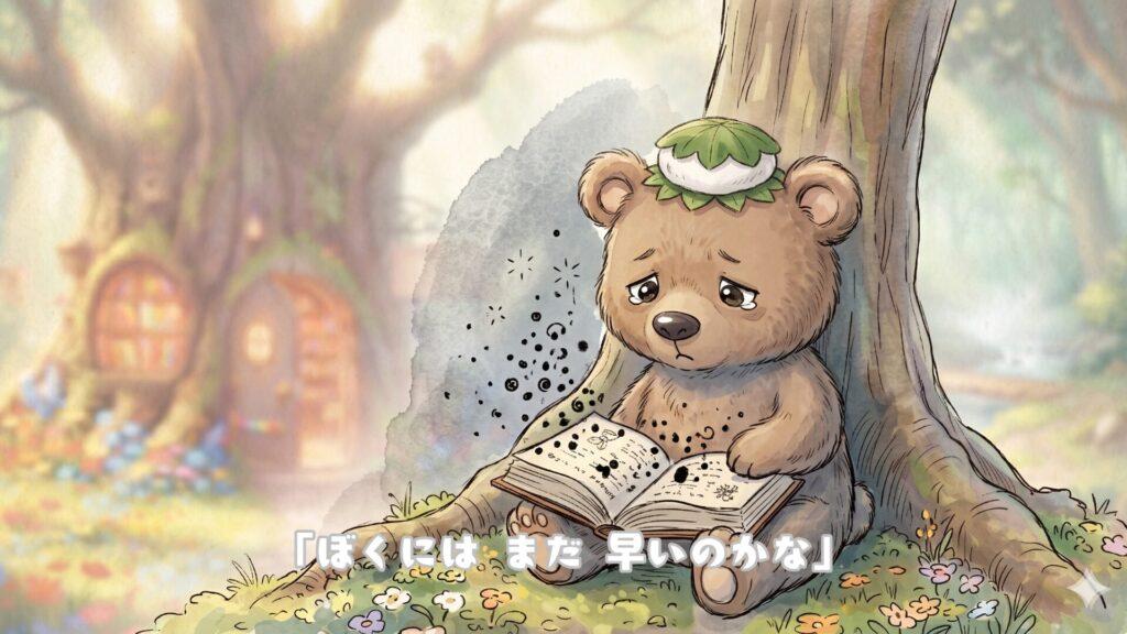 「ぼくには まだ 早いのかな」