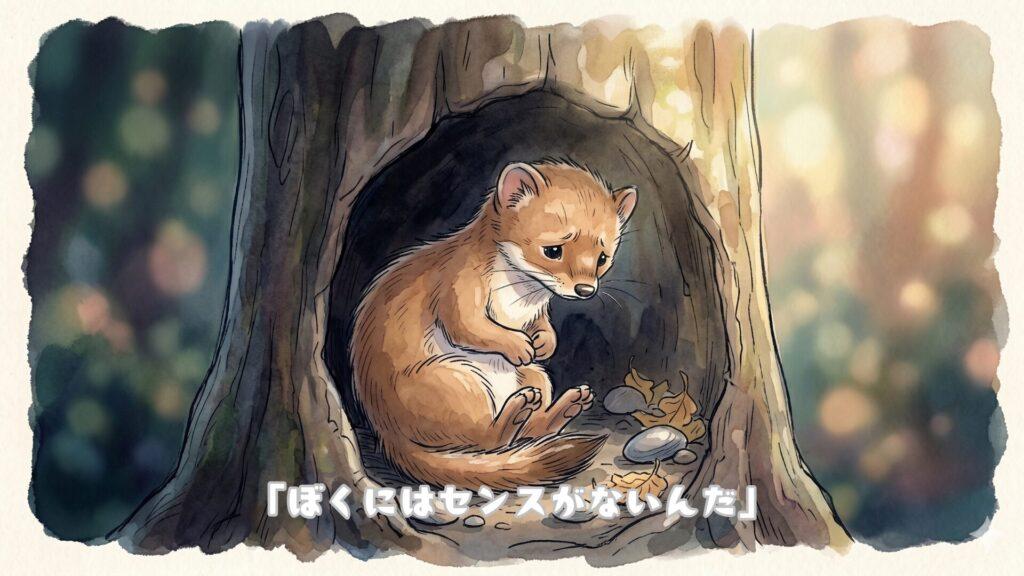 「ぼくにはセンスがないんだ」