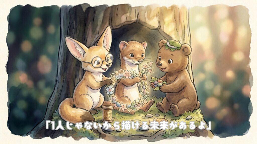 「1人じゃないから描ける未来があるよ」