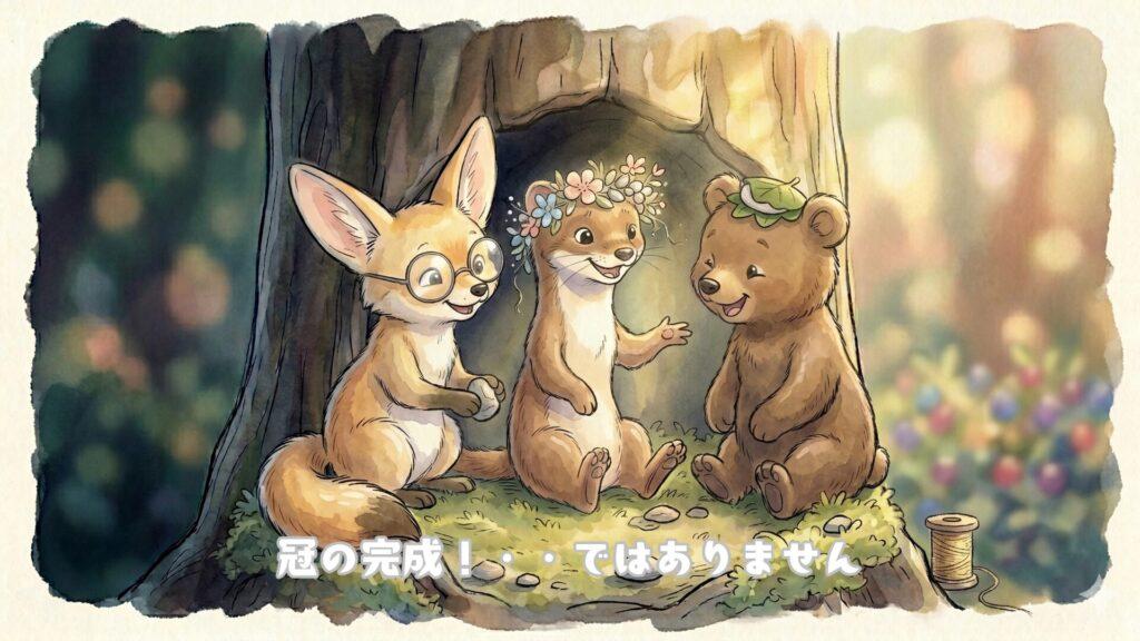 冠の完成！・・ではありません
