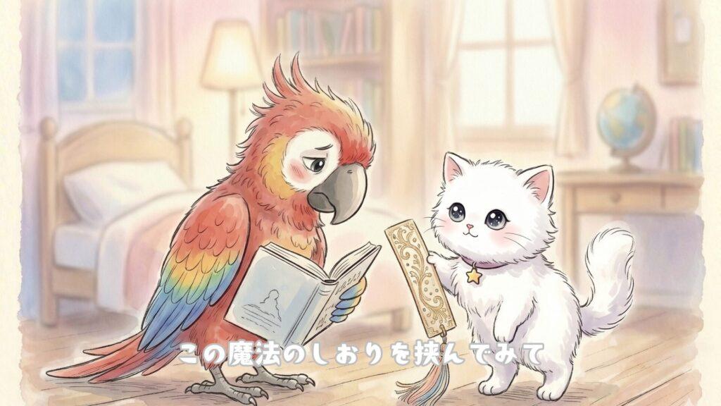 この魔法のしおりを挟んでみて