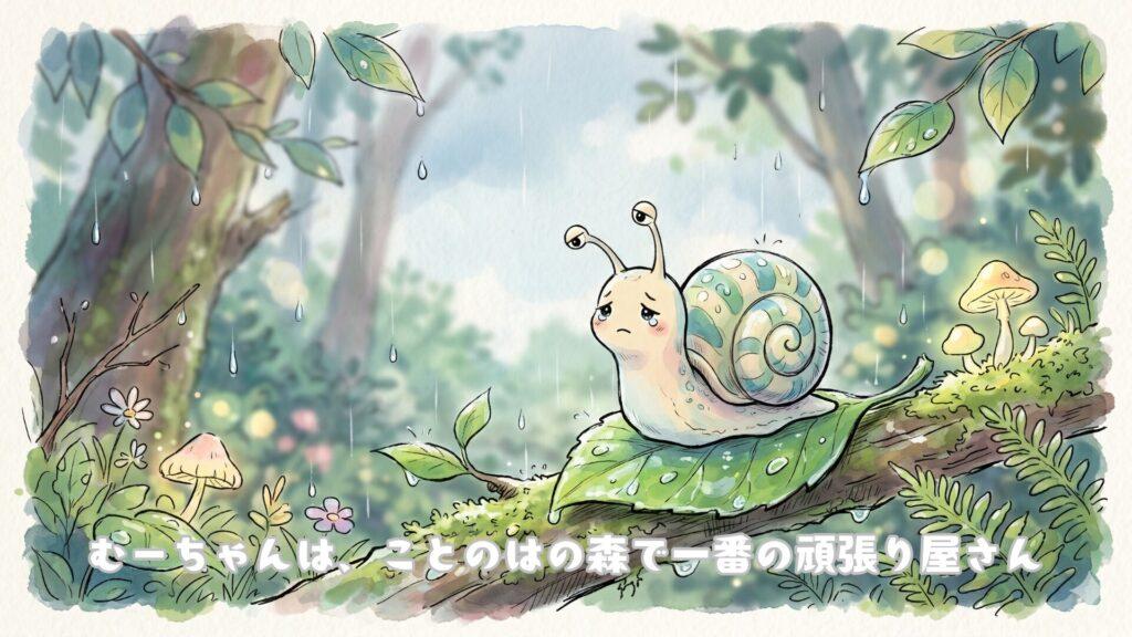 むーちゃんはことのはの森で一番の頑張り屋さん