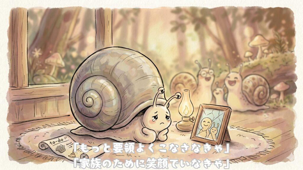 「もっと容量よくこなさなきゃ」「家族のために笑顔でいなきゃ」