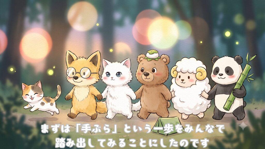 まずは手ぶらという一歩をみんなで踏み出してみることにしたのです